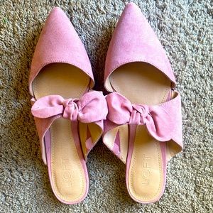 Cute pink slip on flats